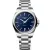 Longines Conquest unisex watch L3.750.4.92.6, blue dial, silver stainless steel strap