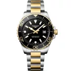 Longines HydroConquest men's watch L3.769.3.56.7, black dial, silver stainless steel strap