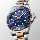 Longines HydroConquest men's watch L3.769.3.98.7, blue dial, silver stainless steel strap