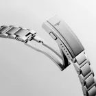Longines HydroConquest men's watch L3.769.4.56.6, black dial, silver stainless steel strap