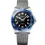 Longines HydroConquest men's watch L3.788.4.90.6, black dial, silver stainless steel strap