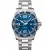 Longines HydroConquest men's watch L3.841.4.96.6, silver stainless steel strap