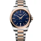 Longines Conquest men's watch L3.860.3.98.7, blue dial, silver stainless steel strap