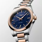 Longines Conquest men's watch L3.860.3.98.7, blue dial, silver stainless steel strap