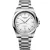 Longines Conquest men's watch L3.860.4.12.6, white dial, silver stainless steel strap