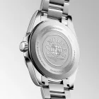 Longines Conquest men's watch L3.860.4.12.6, white dial, silver stainless steel strap