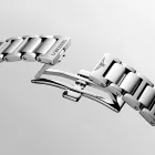 Longines Conquest men's watch L3.860.4.12.6, white dial, silver stainless steel strap