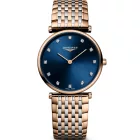 Longines La Grande Classique women's watch L4.512.1.98.7, rose gold stainless steel strap