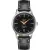 Longines Flagship Heritage men's watch L4.795.4.58.0, black dial, black leather strap
