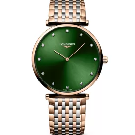 Longines La Grande Classique unisex watch L4.866.1.08.7, rose gold stainless steel strap