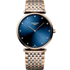 Longines La Grande Classique unisex watch L4.866.1.98.7, rose gold stainless steel strap