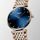 Longines La Grande Classique unisex watch L4.866.1.98.7, rose gold stainless steel strap