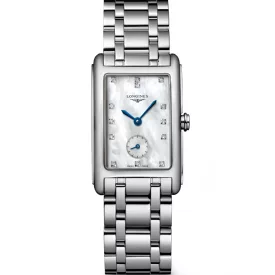 Longines DolceVita women's watch L5.512.4.87.6, silver stainless steel strap