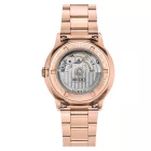 Mido Commander Datoday men's watch M021.430.33.091.00, green dial, rose gold stainless steel strap