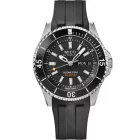 Mido Ocean Star 200 men's watch M026.930.17.051.00, black dial, black silicone strap