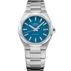 Mido Multifort 8 One Crown men's watch M055.507.11.041.00, blue dial, silver stainless steel strap