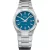 Mido Multifort 8 One Crown men's watch M055.507.11.041.00, blue dial, silver stainless steel strap
