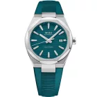 Mido Multifort 8 One Crown men's watch M055.507.17.091.00, green dial, green silicone strap