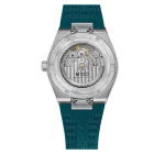 Mido Multifort 8 One Crown men's watch M055.507.17.091.00, green dial, green silicone strap