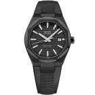 Mido Multifort 8 One Crown men's watch M055.507.37.051.00, black dial, black silicone strap