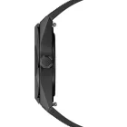 Mido Multifort 8 One Crown men's watch M055.507.37.051.00, black dial, black silicone strap