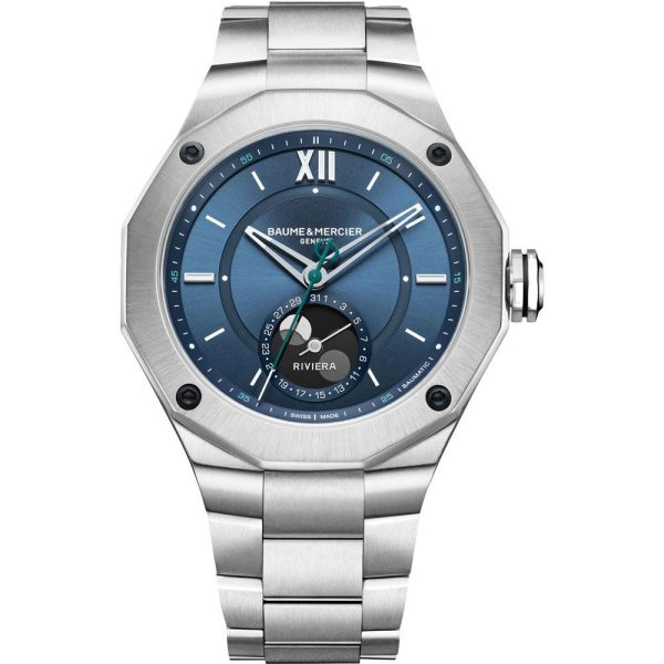 Baume & Mercier Riviera Moon Phase Baumatic men's watch M0A10682