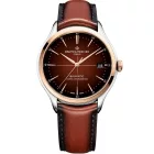 Baume & Mercier Clifton Baumatic men's watch M0A10713, brown dial, brown leather strap
