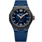 Baume & Mercier Riviera Baumatic men's watch M0A10769, blue dial, blue silicone strap