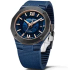 Baume & Mercier Riviera Baumatic men's watch M0A10769, blue dial, blue silicone strap