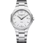 Baume & Mercier Riviera men's watch M0A10845, silver dial, silver stainless steel strap