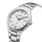 Baume & Mercier Riviera men's watch M0A10845, silver dial, silver stainless steel strap