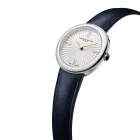 Baume & Mercier Joia women's watch M0A10847, silver dial, blue leather strap