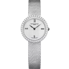 Baume & Mercier Joia women's watch M0A10850, silver stainless steel strap