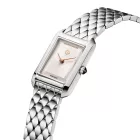 Baume & Mercier Hampton women's watch M0A10860, silver dial, silver stainless steel strap