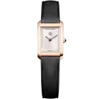 Baume & Mercier Hampton women's watch M0A10861, silver dial, black leather strap