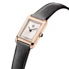 Baume & Mercier Hampton women's watch M0A10861, silver dial, black leather strap