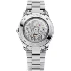 Baume & Mercier Clifton men's watch, blue dial, silver stainless steel strap