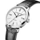 Baume & Mercier Classima men's watch M0A10874, white dial, black leather strap