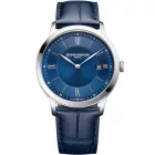 Baume & Mercier Classima men's watch M0A10878, blue dial, blue leather strap