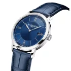 Baume & Mercier Classima men's watch M0A10878, blue dial, blue leather strap