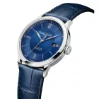 Baume & Mercier Classima men's watch M0A10879, blue dial, blue leather strap