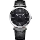 Baume & Mercier Classima men's watch M0A10881, black dial, black leather strap