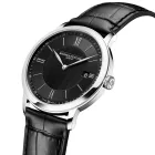 Baume & Mercier Classima men's watch M0A10881, black dial, black leather strap