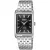 Casio Collection men's watch MTP-B215D-1AVER, black dial, silver stainless steel strap
