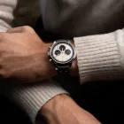 Norqain Freedom Chrono Limited Edition 43mm men's watch N2200.19S02.C01.R01, beige dial, black silicone strap