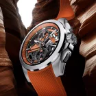 Norqain Independence Skeleton Chrono 42mm men's watch N3200.40S01.O01.R01