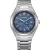 Citizen Automatic men's watch NJ0180-80L, blue dial, silver titanium strap