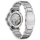 Citizen Automatic men's watch NY4058-79X, green dial, silver stainless steel strap