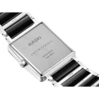Rado Integral Diamonds women's watch R20249152, black dial, silver stainless steel strap