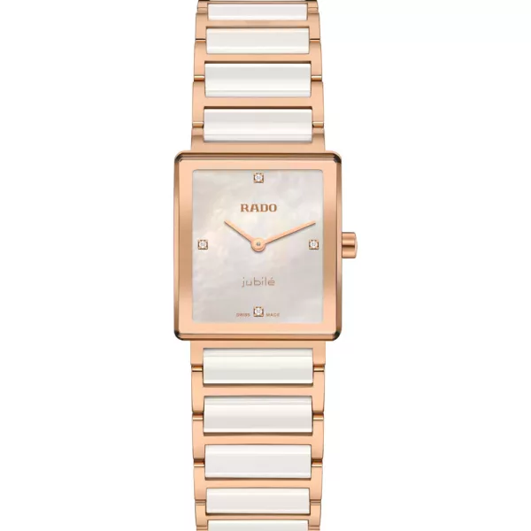 Rado Integral Diamonds women's watch R20251902, white stainless steel strap